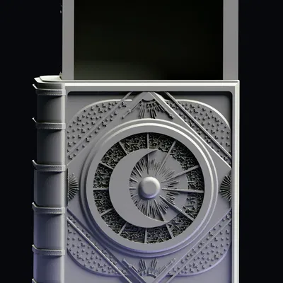 Mẫu in 3D Celestial Spellbook đựng xúc xắc cực chất cho DND