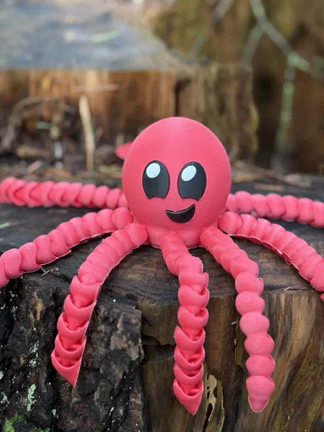 Mô hình bạch tuộc cử động linh hoạt Flexi Articulating Octopus - Image 1