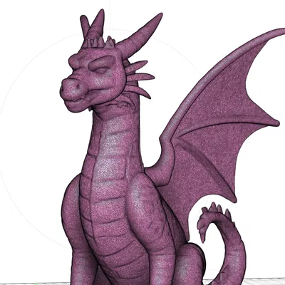Mô hình rồng giả tưởng (Dragon) chi tiết cho in 3D