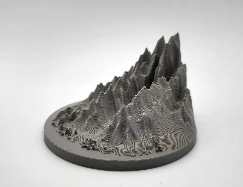 Mô hình địa hình núi hiểm trở Jagged Mountain cho game tabletop - Image 1