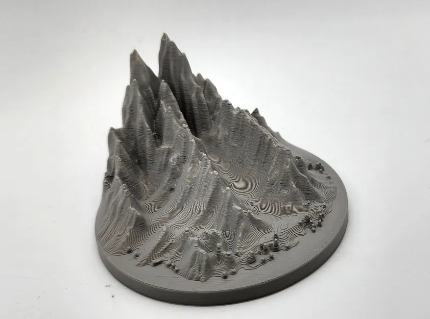 Mô hình địa hình núi hiểm trở Jagged Mountain cho game tabletop - Image 2