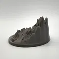 Mô hình địa hình núi hiểm trở Jagged Mountain cho game tabletop - Thumbnail 4