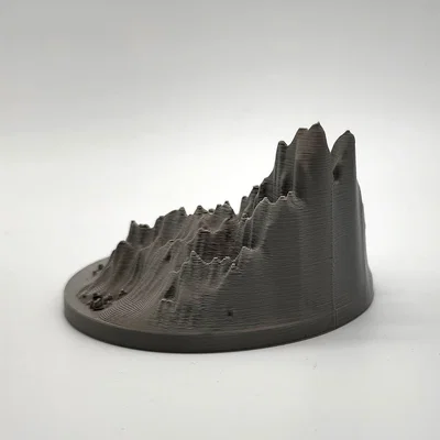 Mô hình địa hình núi hiểm trở Jagged Mountain cho game tabletop