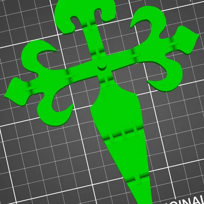 Khuôn rắc đường bột cho bánh Tarta de Santiago (Bánh hạnh nhân Tây Ban Nha)