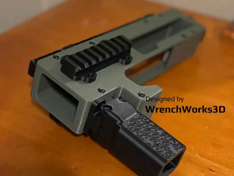 Tay nắm hỗ trợ BLOCKOGRIP cho Picatinny Rail - File 3D in tùy chỉnh - Image 1