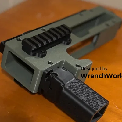 Tay nắm hỗ trợ BLOCKOGRIP cho Picatinny Rail - File 3D in tùy chỉnh