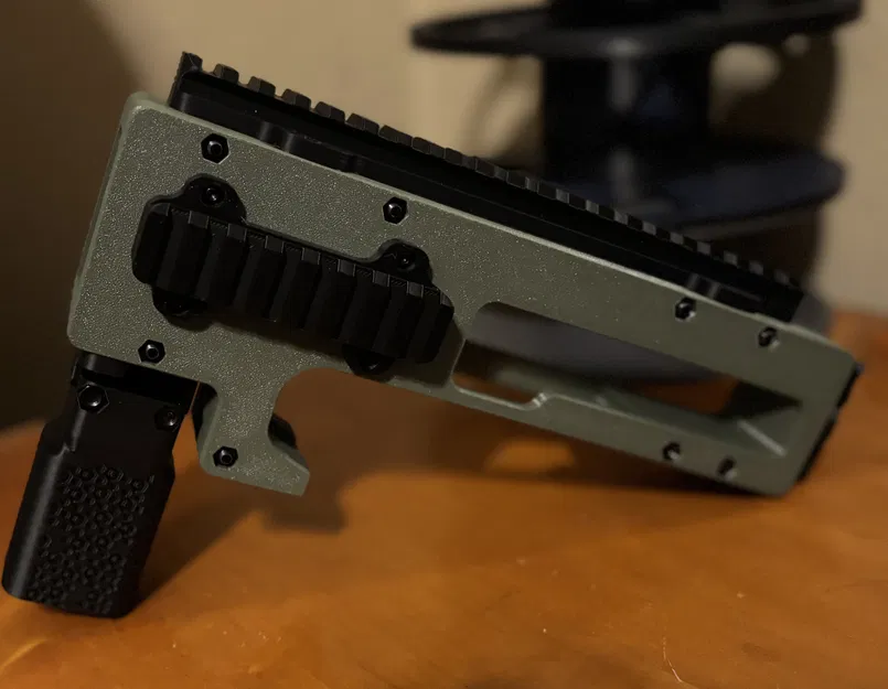 Tay nắm hỗ trợ BLOCKOGRIP cho Picatinny Rail - File 3D in tùy chỉnh - Image 2