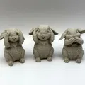 Bộ Ba Thỏ Siêu Đáng Yêu (Three Cute Bunnies) - Thumbnail 3