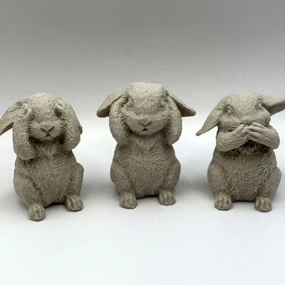Bộ Ba Thỏ Siêu Đáng Yêu (Three Cute Bunnies)