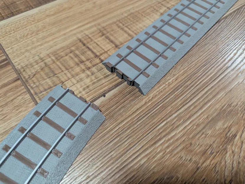 Đường ray Dragon Railway 300mm có đá ba lát (S-gauge) - Image 2