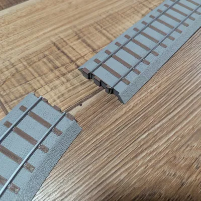 Đường ray Dragon Railway 300mm có đá ba lát (S-gauge)