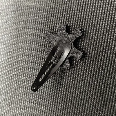 Phụ kiện kẹp tóc biểu tượng giận dữ Anime độc đáo