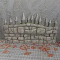 Mô hình tường rào gai nhọn (Terrain Wargame Fence) cho bàn cờ chiến thuật - Thumbnail 1