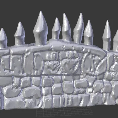 Mô hình tường rào gai nhọn (Terrain Wargame Fence) cho bàn cờ chiến thuật