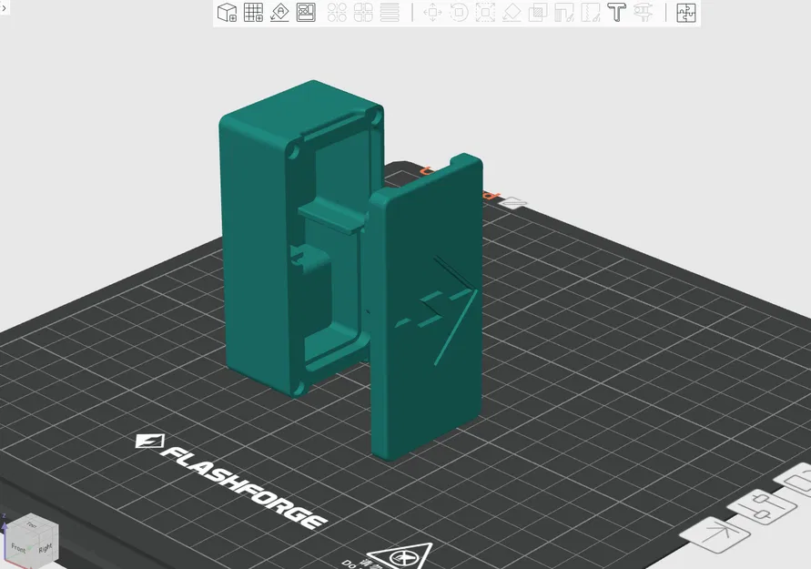 Hộp đựng đầu phun cho Flashforge Adventurer 5m với khóa nam châm - Image 2