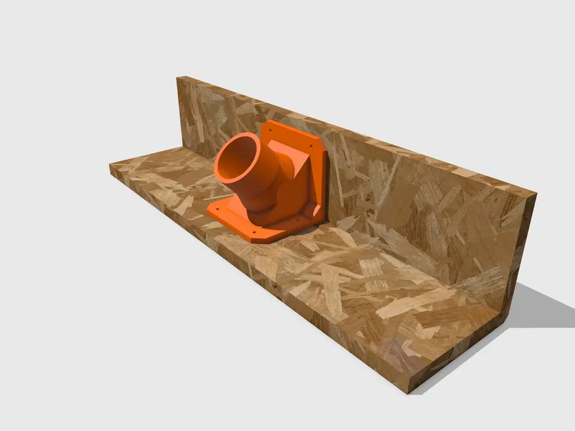 Đầu nối ống hút bụi cho thanh chắn bàn Router tự chế (dùng cho máy hút bụi thông dụng) - Image 3