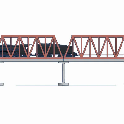 Mô hình Cầu Sắt Đường Sắt Tỉ lệ N (N Scale)