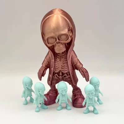 Mô hình Hooded Reaper Skeleton (Tử thần đội mũ trùm)