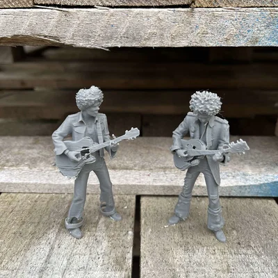 Mô hình nghệ sĩ guitar Jimi Hendrix