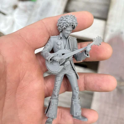 Mô hình nghệ sĩ guitar Jimi Hendrix