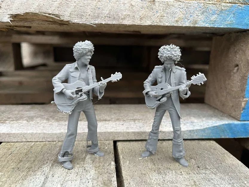 Mô hình nghệ sĩ guitar Jimi Hendrix - Image 4