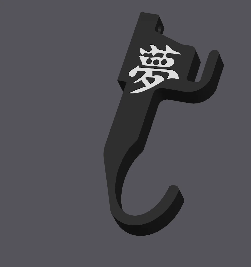 Giá treo kiếm Katana gắn tường 3D thiết kế phong cách võ đạo 1