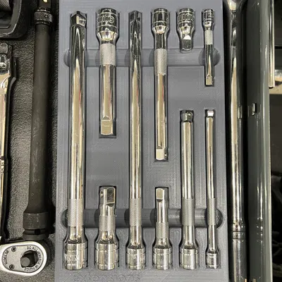 Bộ khay Gridfinity sắp xếp dụng cụ cơ khí Quinn chuyên nghiệp