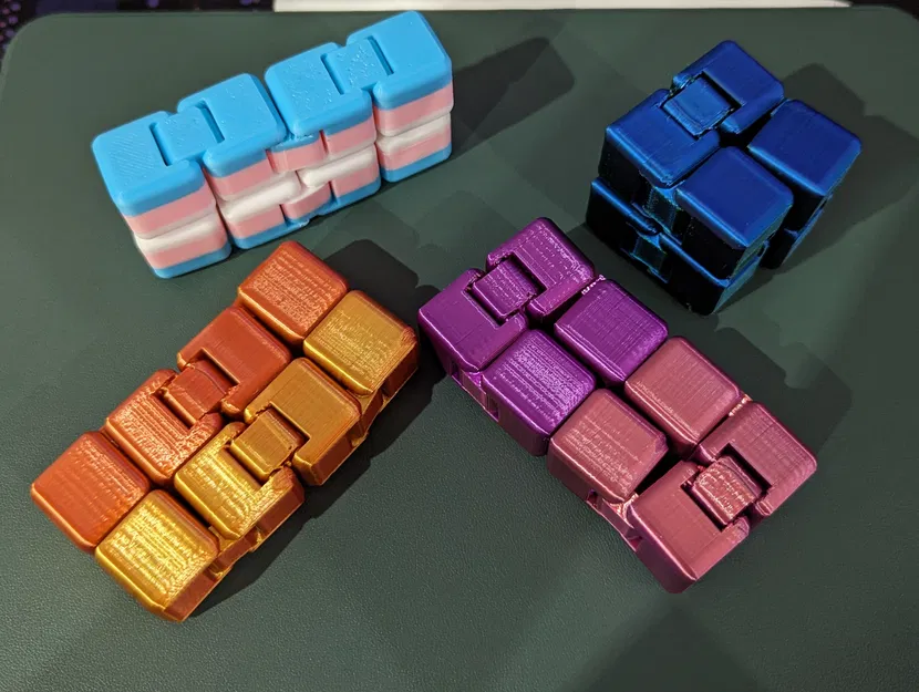 Infinity Cube (Mô hình in liền khối - Print in place) - Image 1