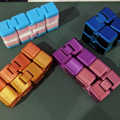 Infinity Cube (Mô hình in liền khối - Print in place)