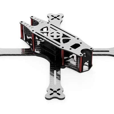 Khung drone FPV 5 inch SYNGLEFRAME v1 thiết kế cắt CNC carbon fibre