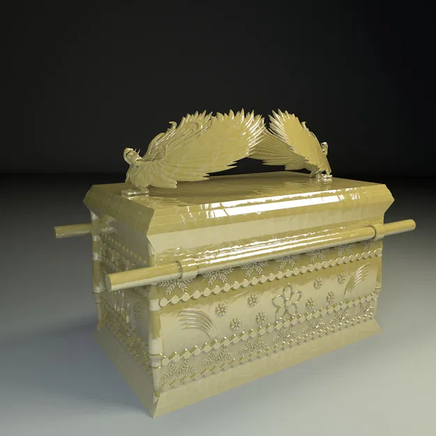 Mô hình 3D Hòm Bia Giao Ước (Arc of the Covenant) chi tiết cao - Image 1