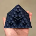 Mô hình Fractal Kim tự tháp Sierpiński Rhombic Dodecahedral - Cấp độ 3 - Thumbnail 2