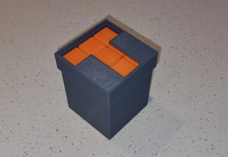 Mô hình giải đố T In The Box Puzzle - Image 1