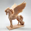 Tượng Pegasus Uy Nghiêm: Mô hình ngựa có cánh 3D đầy nghệ thuật - Thumbnail 1