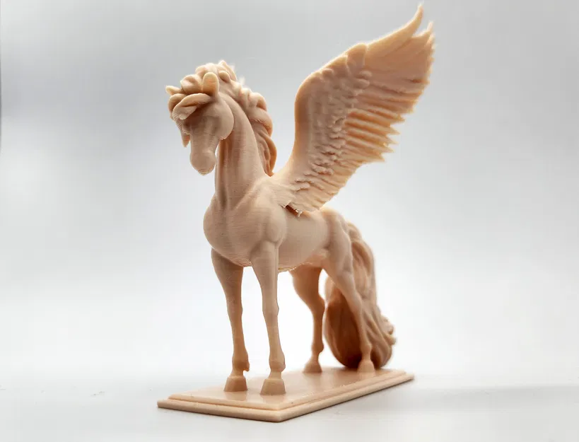 Tượng Pegasus Uy Nghiêm: Mô hình ngựa có cánh 3D đầy nghệ thuật - Image 2