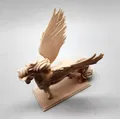 Tượng Pegasus Uy Nghiêm: Mô hình ngựa có cánh 3D đầy nghệ thuật - Thumbnail 3