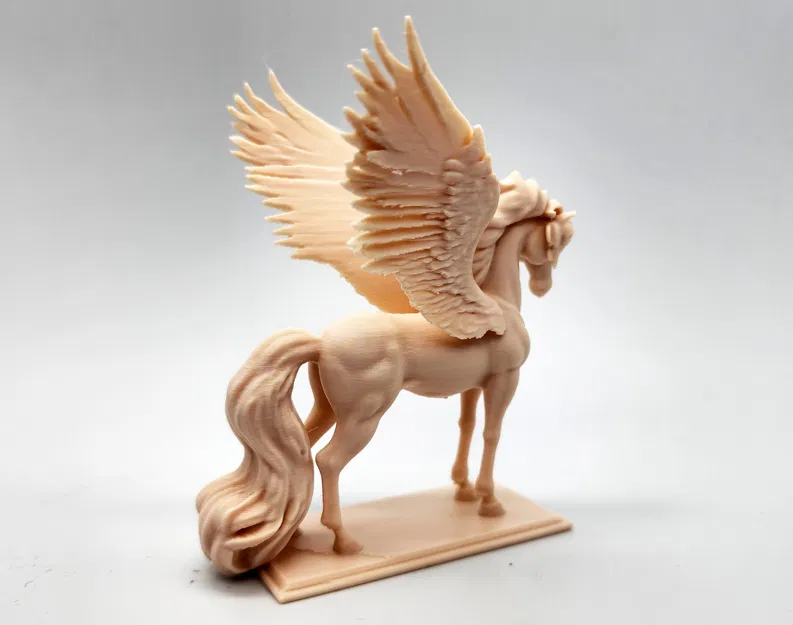 Tượng Pegasus Uy Nghiêm: Mô hình ngựa có cánh 3D đầy nghệ thuật - Image 4