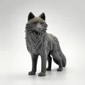 Mô hình Sói Timberwolf Bông Xù - Thumbnail 1