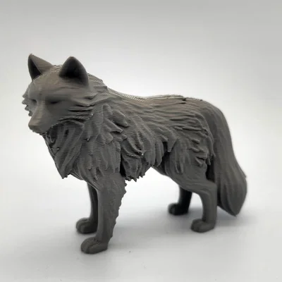 Mô hình Sói Timberwolf Bông Xù