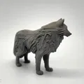 Mô hình Sói Timberwolf Bông Xù - Thumbnail 4