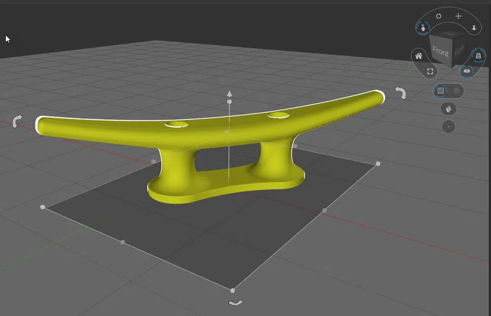 Mô hình cọc buộc dây thuyền (Rope Cleat) in 3D hữu ích và bền bỉ - Image 1