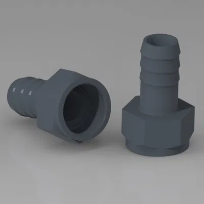 Đầu chuyển đổi ren vòi nước sang ống tưới 5/8 inch 3D