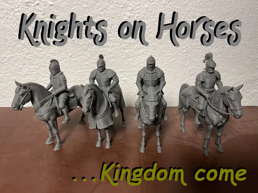 Mô hình Hiệp sĩ cưỡi ngựa (War Horse) từ game Kingdom Come - Image 1