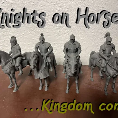 Mô hình Hiệp sĩ cưỡi ngựa (War Horse) từ game Kingdom Come