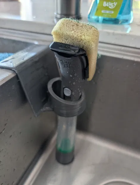 Giá treo miếng rửa bát và cây cọ rửa 3D tiện lợi cho nhà bếp - Image 2