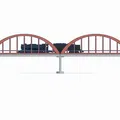 Mô hình Cầu Vòm Xe Lửa Tỷ Lệ N (Railway Bow Bridge N Scale) - Thumbnail 4