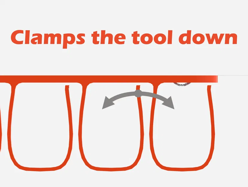 Khay treo dụng cụ đa năng in 3D tiện lợi cho bàn làm việc - Image 2