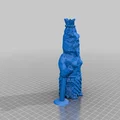Tượng Nữ Thần Chiến Tranh Trong Rừng - Thumbnail 3