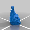 Tượng điêu khắc cổ đổ nát trong rừng - Thumbnail 4