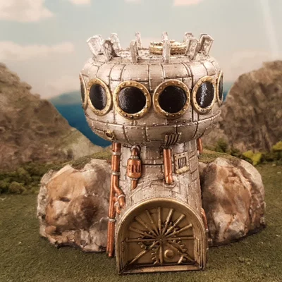Mô hình đồi lắp ghép phong cách Steampunk